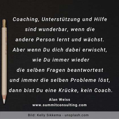 Coaches und Krücken