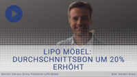 LIPO Möbel: Kaufquote gesteigert und Durchschnittsbon um 20% erhöht