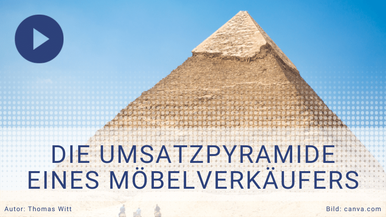 Die Umsatzpyramide im Möbelverkauf - Möbelverkäufer trainieren - Thomas Witt