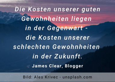 Gute und schlechte Gewohnheiten