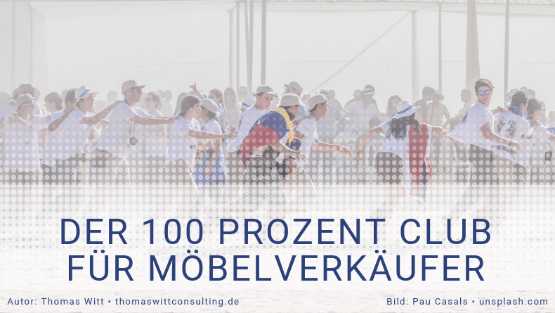 100 Prozent Club Möbelverkäufer Fragen und Antworten