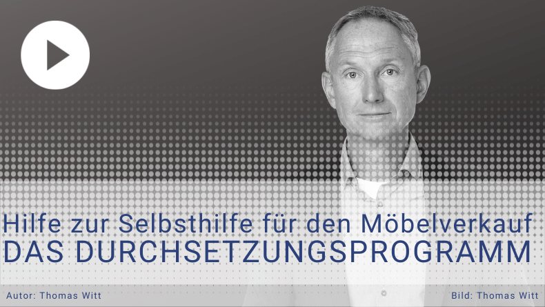 Hilfe zur Selbsthilfe für Möbelhändler - Verkaufsprozess