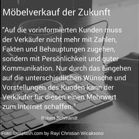Ein Plädoyer gegen die Rabattschlacht im Möbelhandel