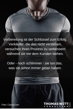 Vorbereitung ist der wichtigste Teil jeder Veränderung
