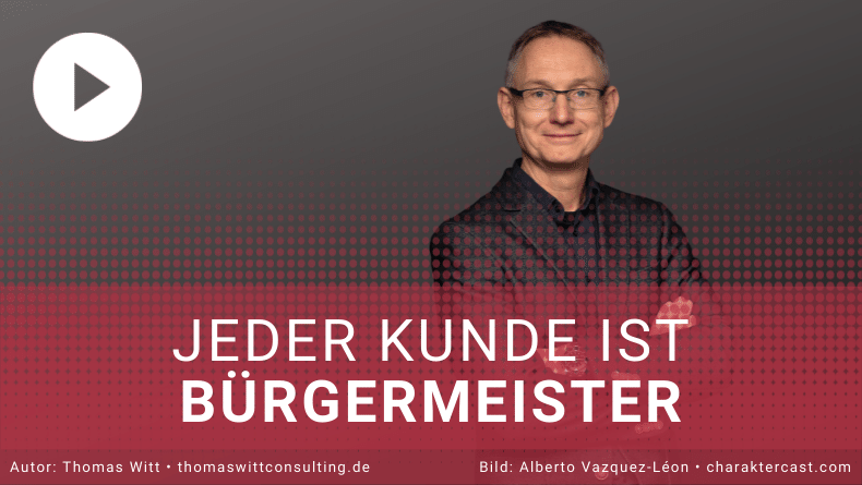 Wenn der Bürgermeister in mein Möbelhaus käme ...