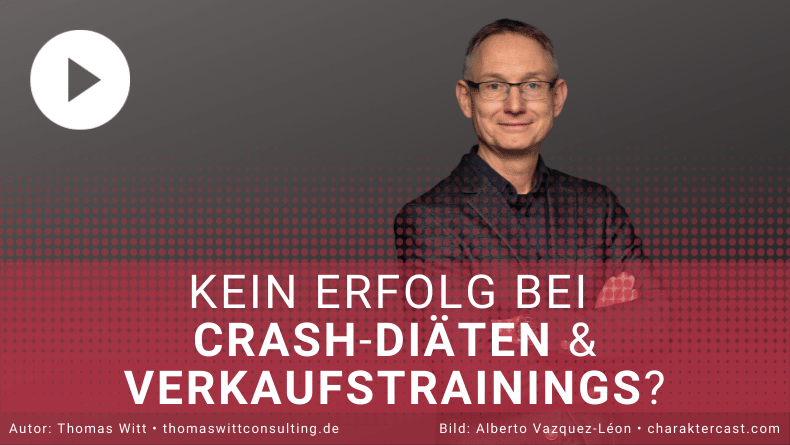 Kein Erfolg bei Crash-Diäten und Verkaufstrainings?