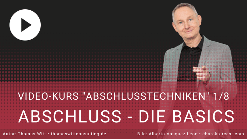 [VIDEOKURS 1/8] - Abschlusstechniken - Die Basics