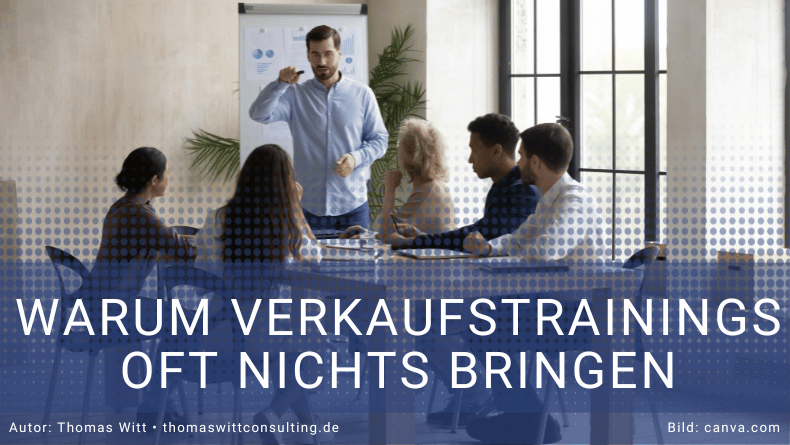 [VIDEO] Warum Verkäufertrainings oft keinen langfristigen effekt haben