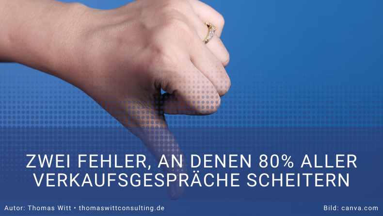 Die zwei Fehler, an denen 80% aller Kundengespräche im Möbelhandel scheitern