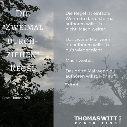 Die Regel ist einfach_ wenn du das erste-2