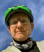 Thomas mit Fahrradhelm