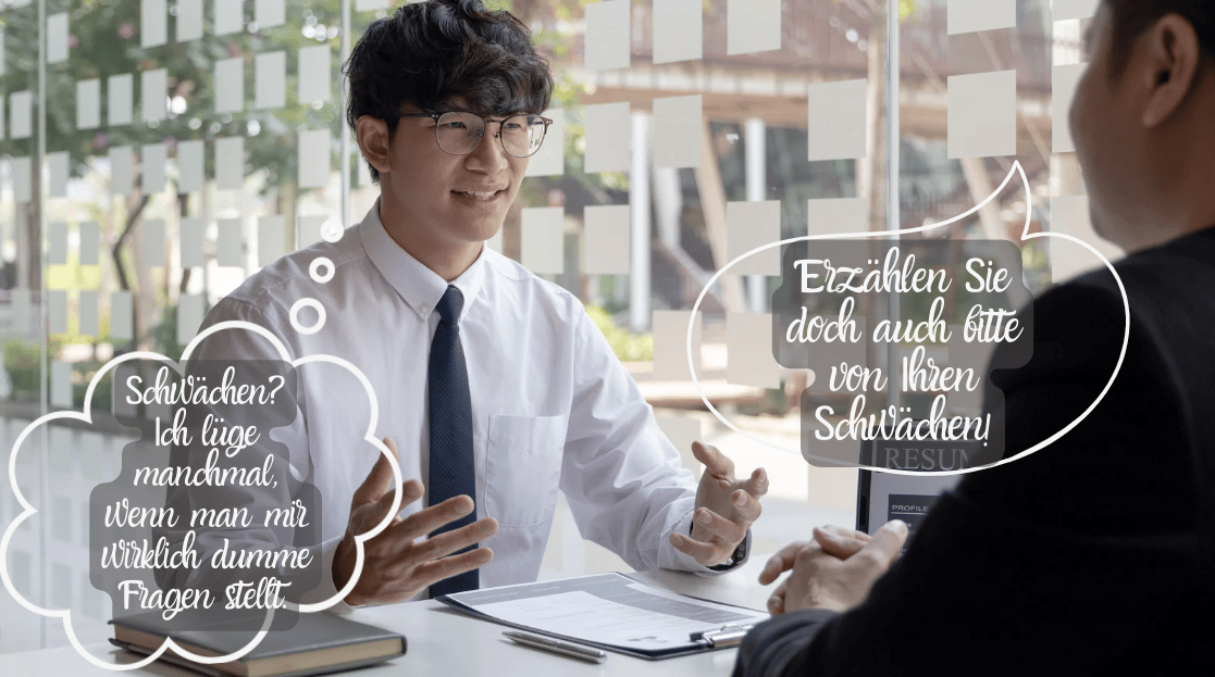 Erzählen Sie mir von Ihren Schwächen