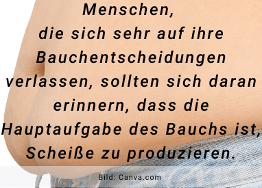 Menschen die stolz auf ihre Bauchentscheidungen sind