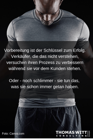 Vorbereitung ist der wichtigste Teil jeder Veränderung